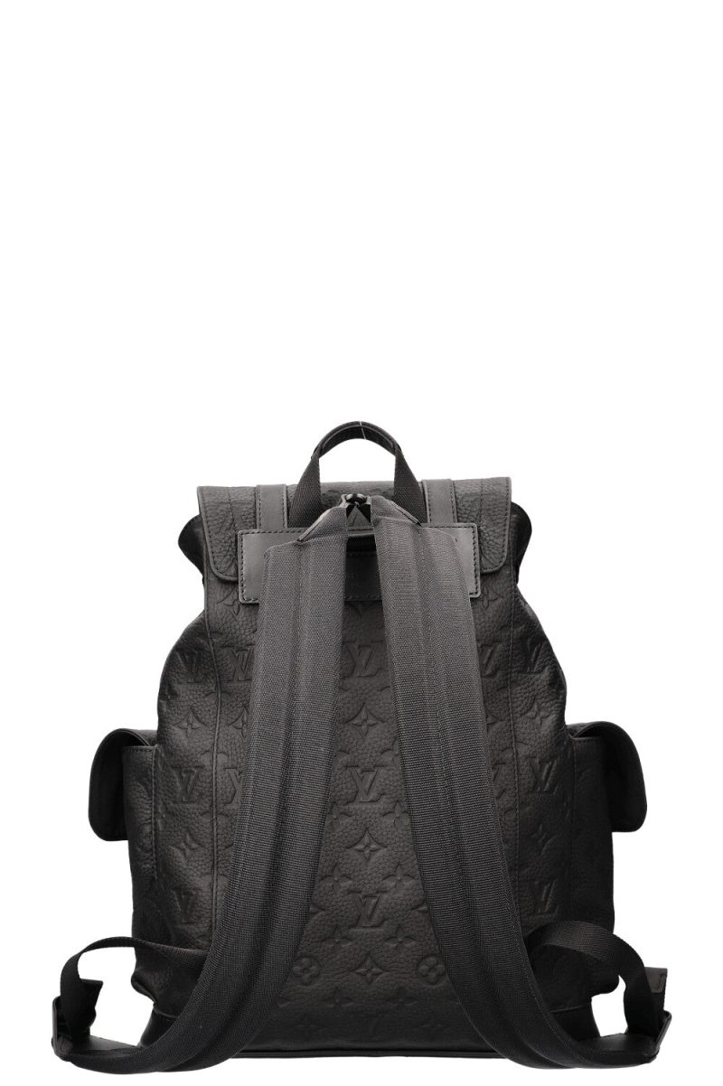 LOUIS VUITTON Christopher MM Backpack Black - Image 4
