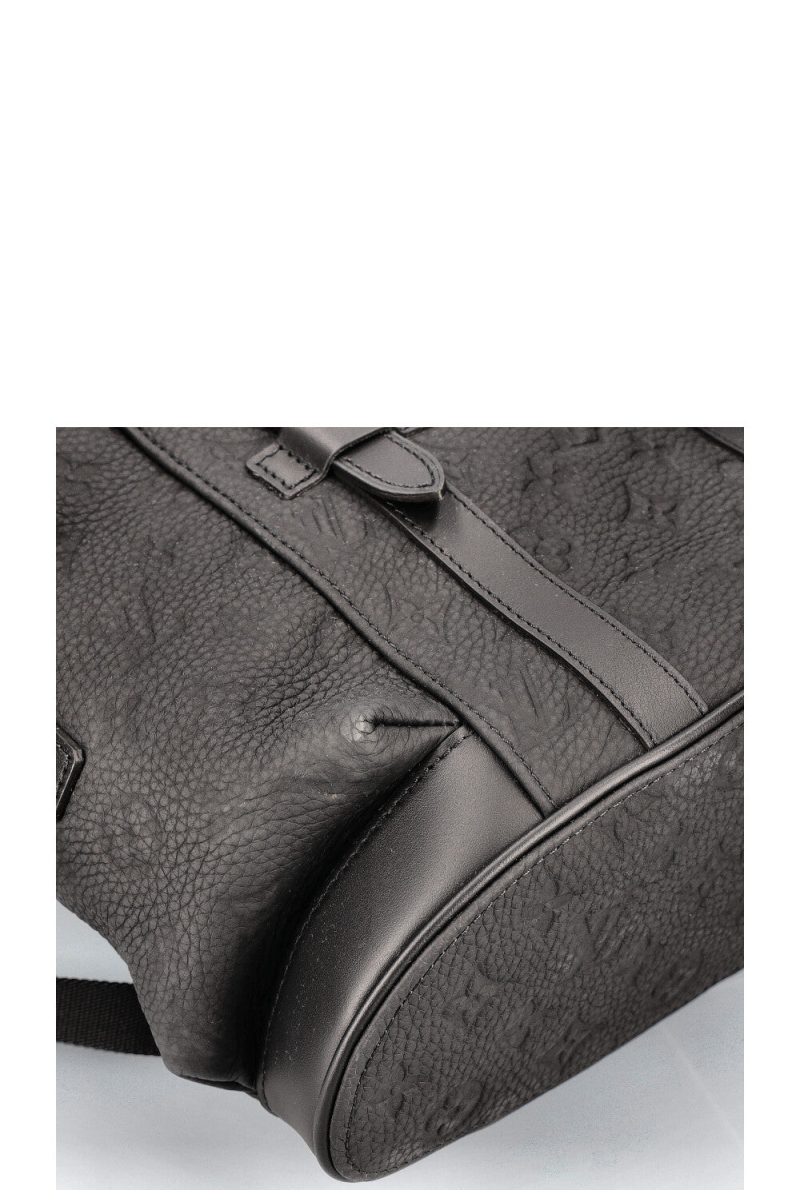 LOUIS VUITTON Christopher MM Backpack Black - Image 8