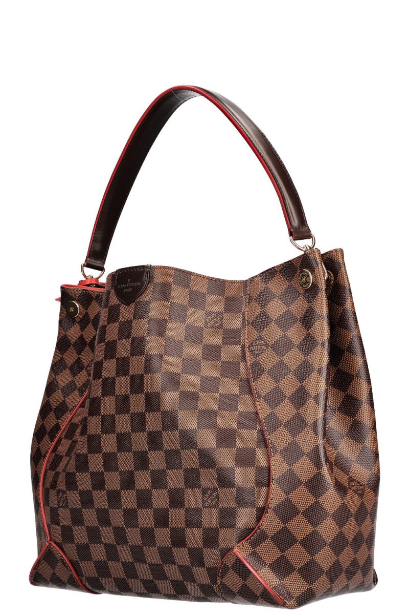 Louis Vuitton Caissa Hobo Rose Ballerine Damier Shoulder Bag - Image 6