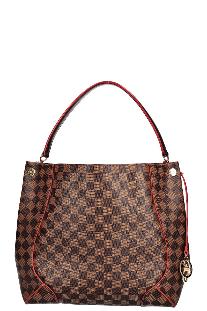 Louis Vuitton Caissa Hobo Rose Ballerine Damier Shoulder Bag - Image 5