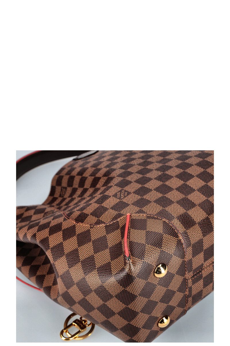 Louis Vuitton Caissa Hobo Rose Ballerine Damier Shoulder Bag - Image 7