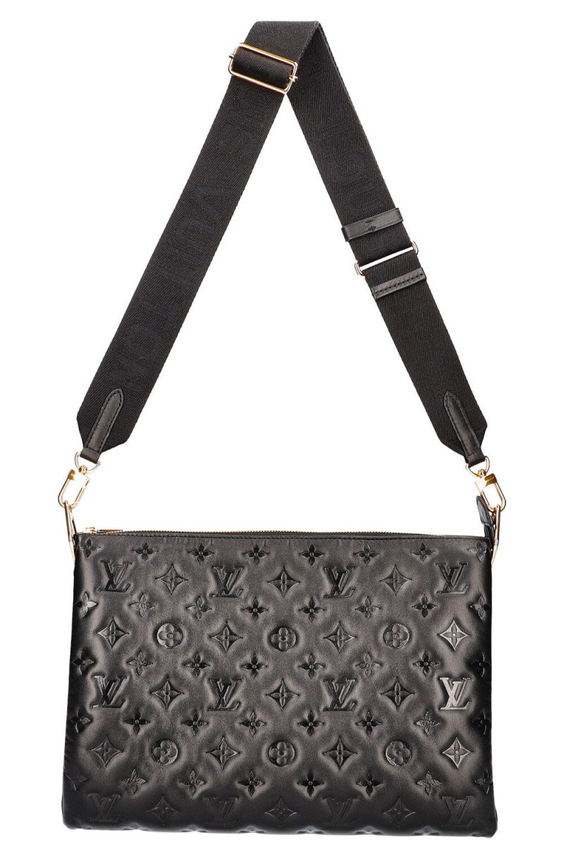 LOUIS VUITTON Coussin Noir M57790 Monogram Lambskin Size PM - Image 3