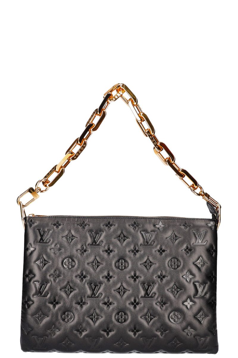 LOUIS VUITTON Coussin Noir M57790 Monogram Lambskin Size PM