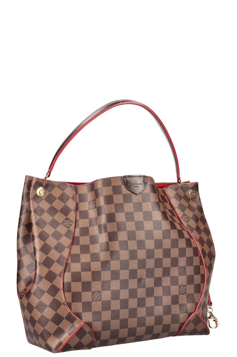 Louis Vuitton Caissa Brown Damier Ebene Canvas Shoulder Bag - Image 3