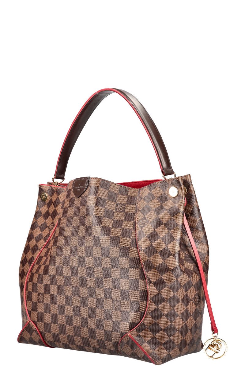 Louis Vuitton Caissa Brown Damier Ebene Canvas Shoulder Bag - Image 6