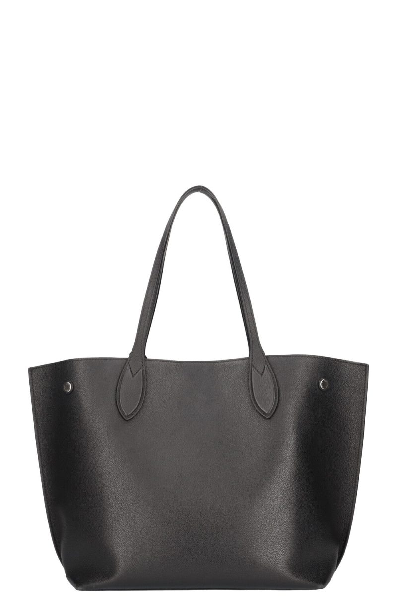 LOUIS VUITTON Lockme Go Tote Bag Leather Black - Image 5