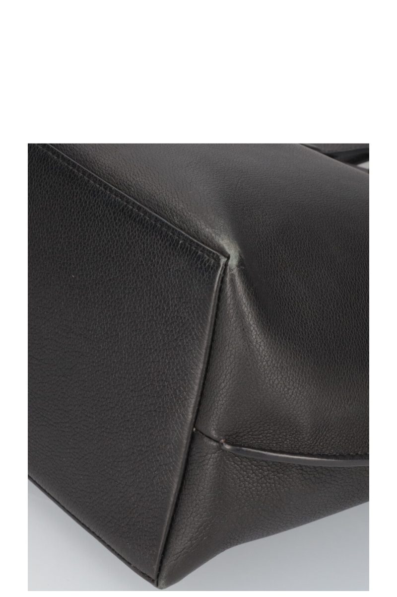 LOUIS VUITTON Lockme Go Tote Bag Leather Black - Image 8