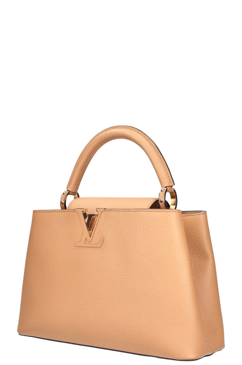 Louis Vuitton Capucines MM Beige Taurillon - Image 4