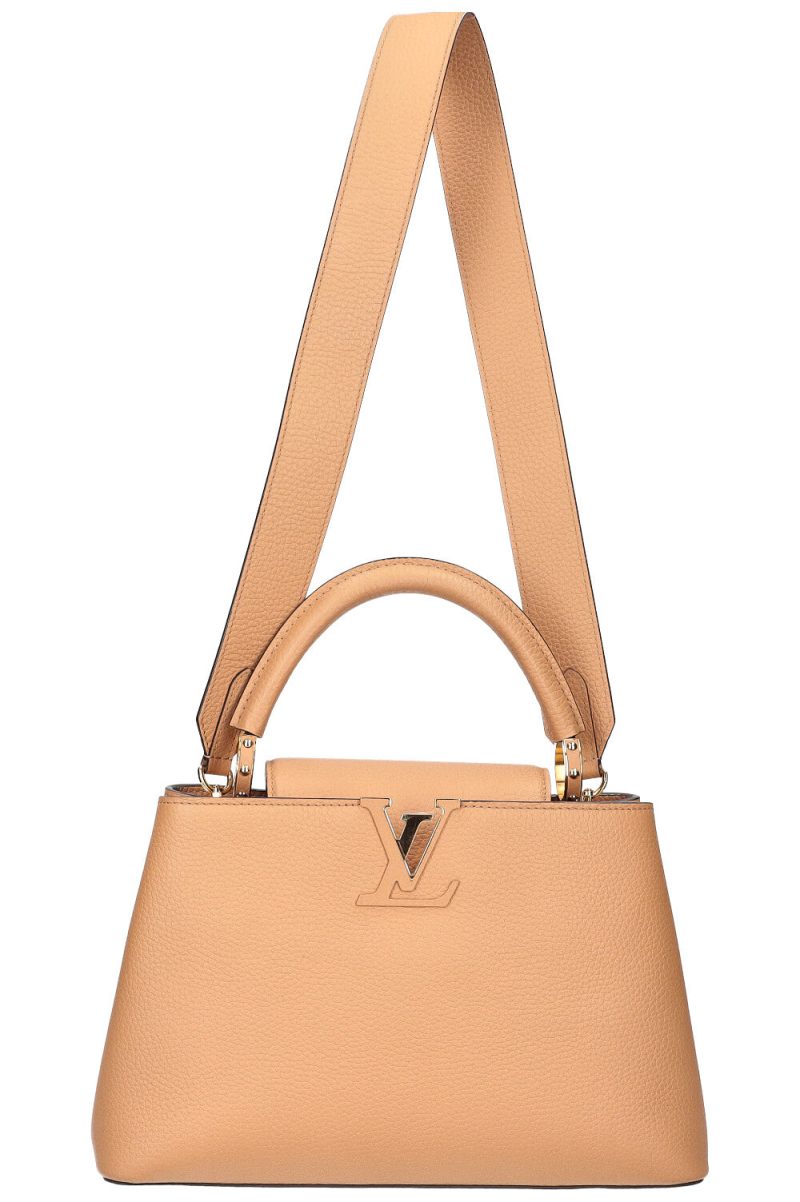 Louis Vuitton Capucines MM Beige Taurillon