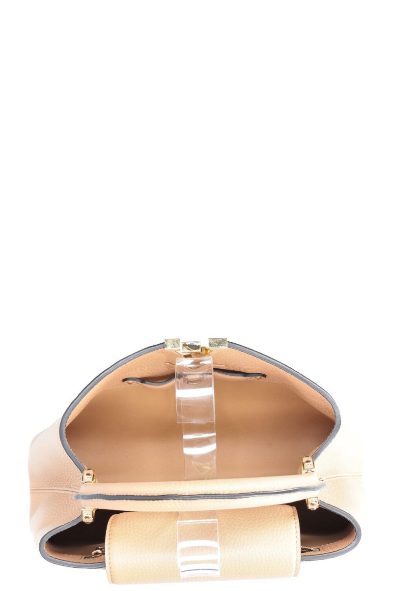 Louis Vuitton Capucines MM Beige Taurillon - Image 8