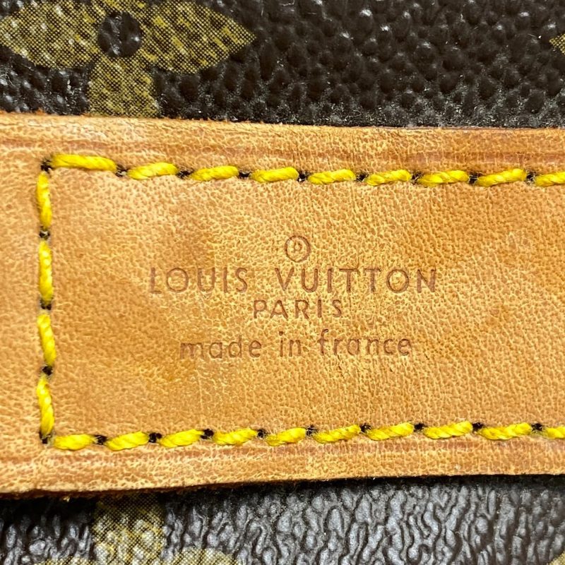 Brown Louis Vuitton Monogram Keepall Bandouliere 60 Travel Bag - Image 6
