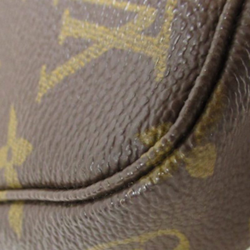 Brown Louis Vuitton Monogram Pochette Accessoires Shoulder Bag - Image 10