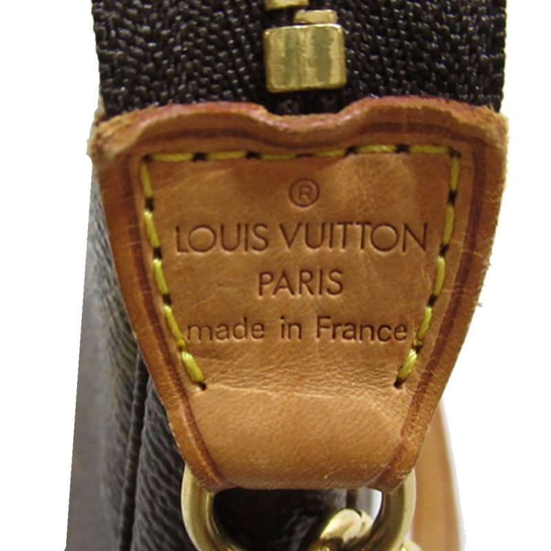 Brown Louis Vuitton Monogram Pochette Accessoires Shoulder Bag - Image 6