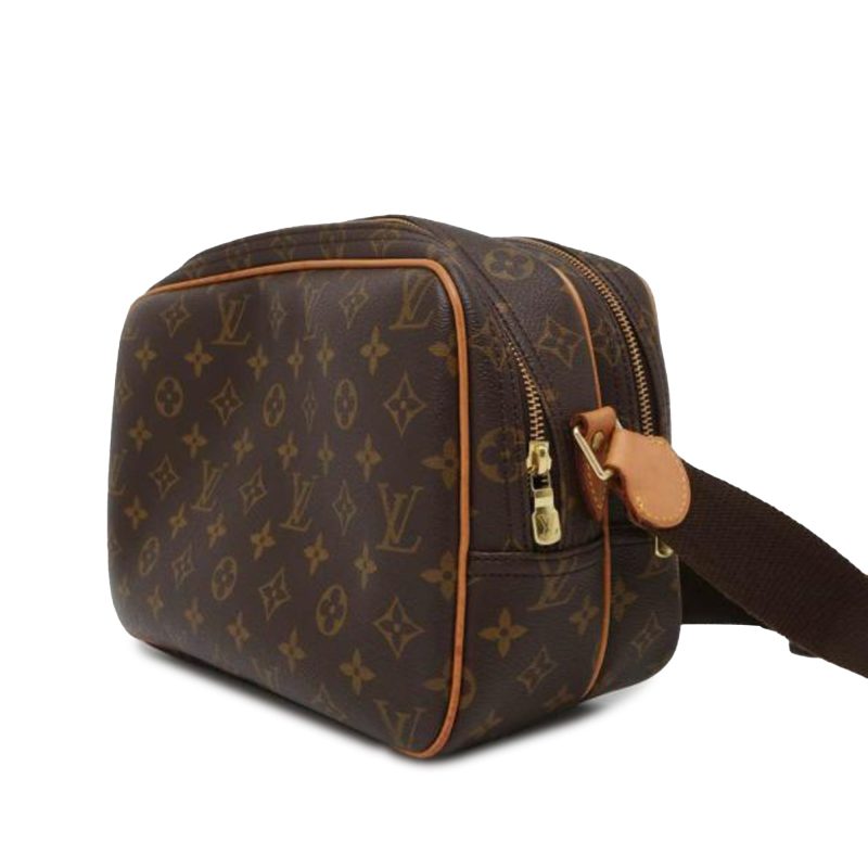 Brown Louis Vuitton Monogram Reporter PM Crossbody Bag - Image 2