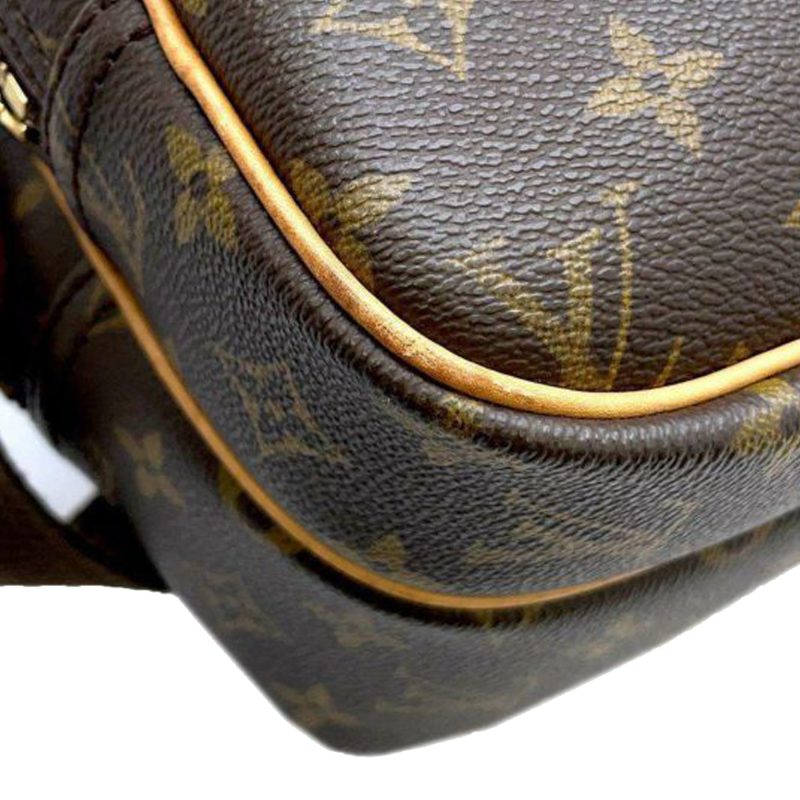 Brown Louis Vuitton Monogram Reporter PM Crossbody Bag - Image 7