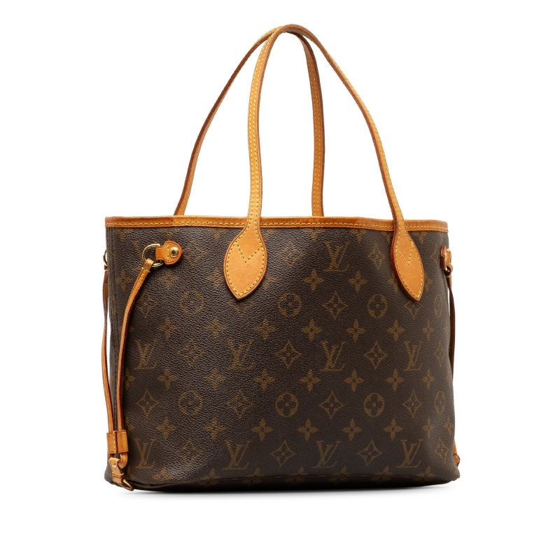 Brown Louis Vuitton Monogram Neverfull PM Tote Bag - Image 2