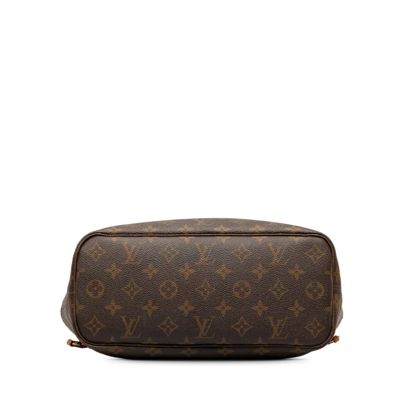 Brown Louis Vuitton Monogram Neverfull PM Tote Bag - Image 4