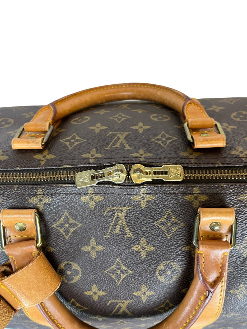 Louis Vuitton Boston Keepall Bandouliere 45 Monogram Bag #MN699 - Image 5