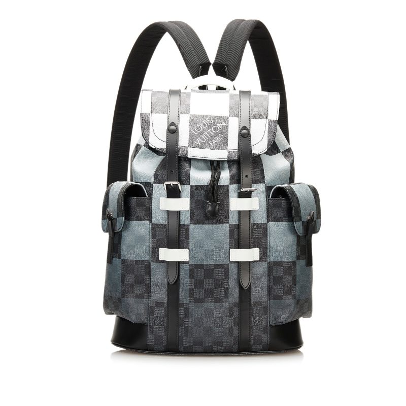 Louis Vuitton Christopher Backpack Giant Damier Graphite Canvas