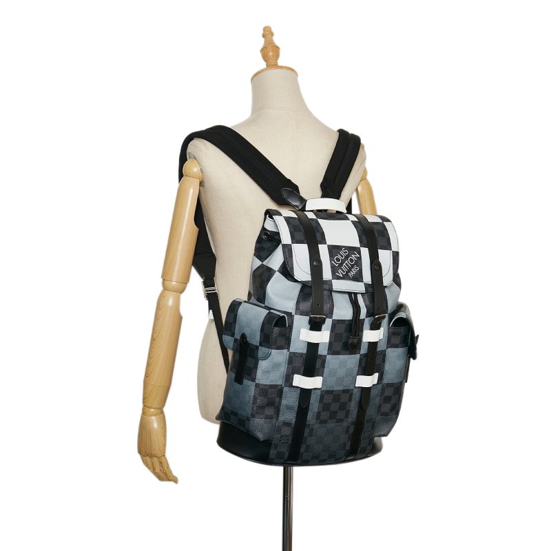 Louis Vuitton Christopher Backpack Giant Damier Graphite Canvas - Image 8