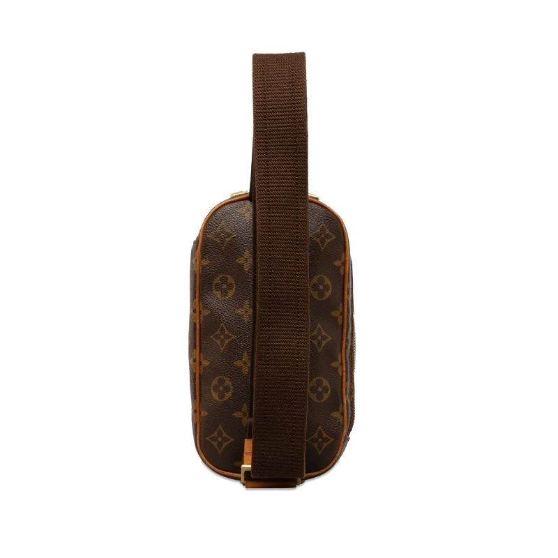 Brown Louis Vuitton Monogram Pochette Gange Crossbody Bag - Image 3