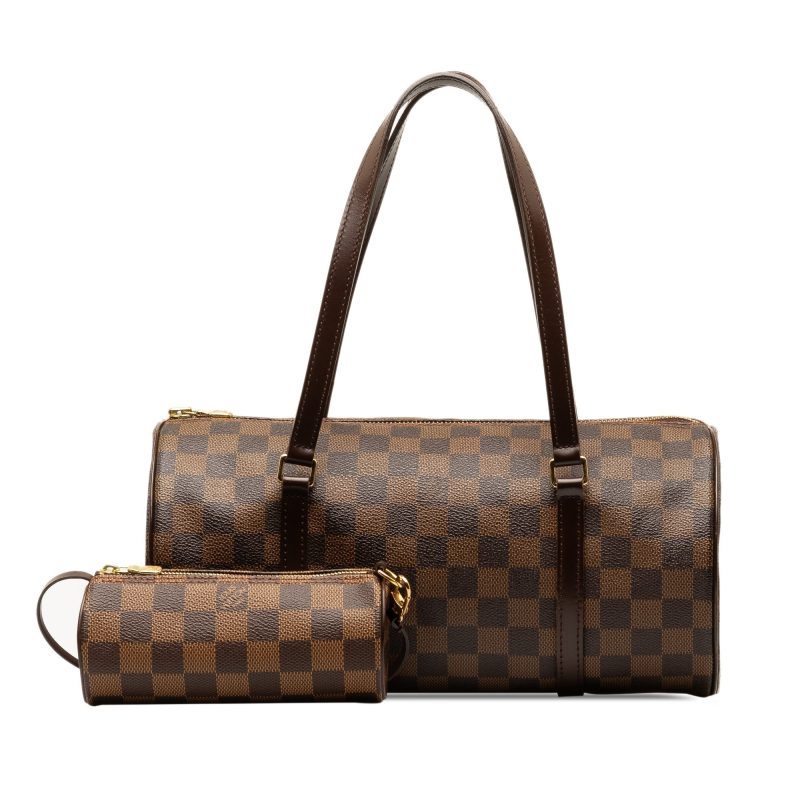 Brown Louis Vuitton Damier Ebene Pochette Accessoires Shoulder Bag - Image 12