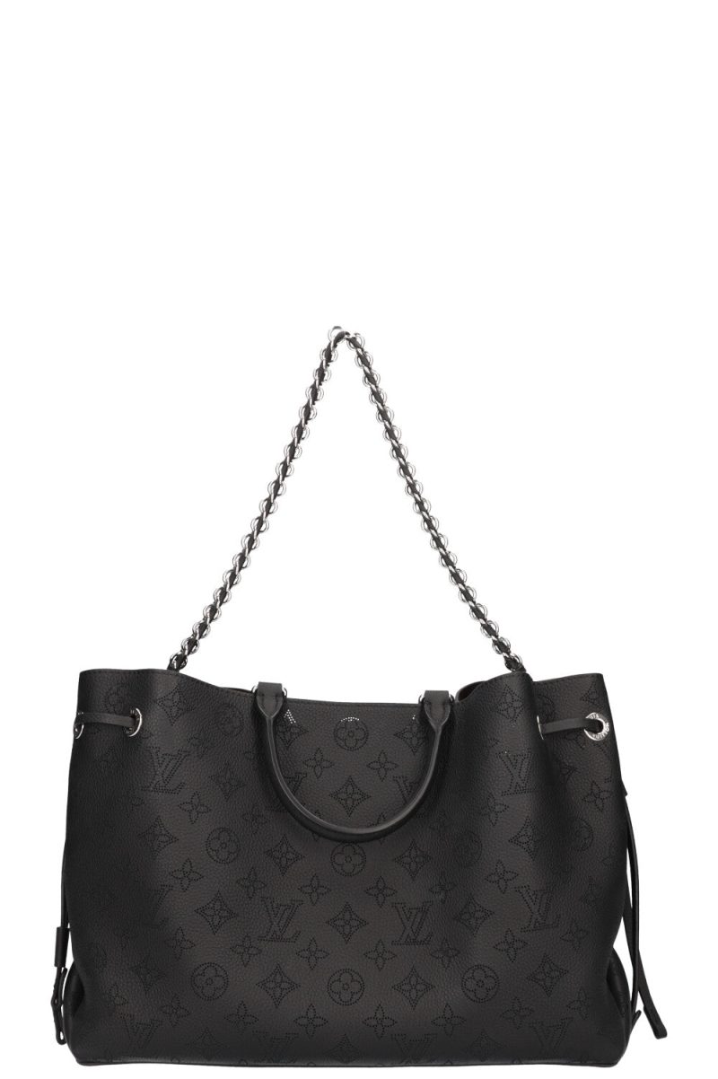 LOUIS VUITTON Bella Tote Noir M59200 Monogram Mahina - Image 2