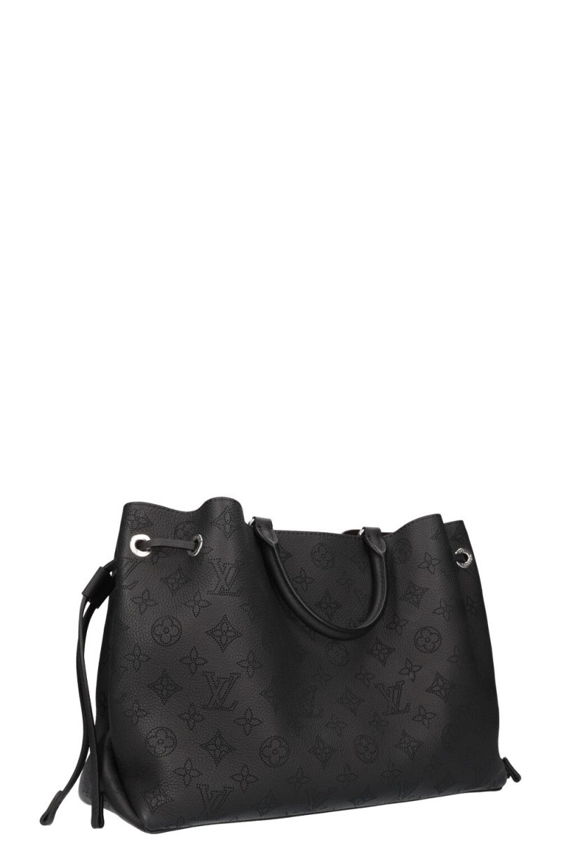 LOUIS VUITTON Bella Tote Noir M59200 Monogram Mahina - Image 4