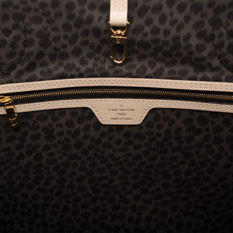 Louis Vuitton Cream Wild At Heart Giant Monogram Neverfull MM - Image 8