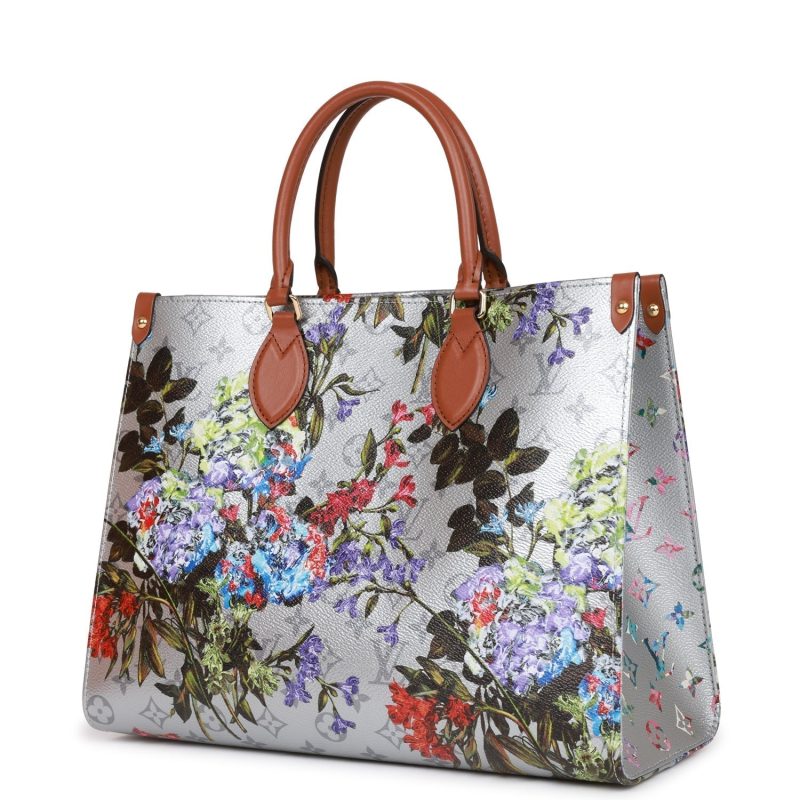 Louis Vuitton LV Garden Metallic Monogram OnTheGo MM - Image 4
