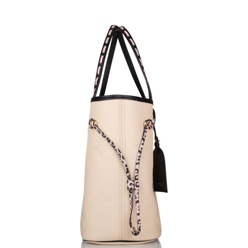 Louis Vuitton Cream Wild At Heart Giant Monogram Empreinte Neverfull MM - Image 3