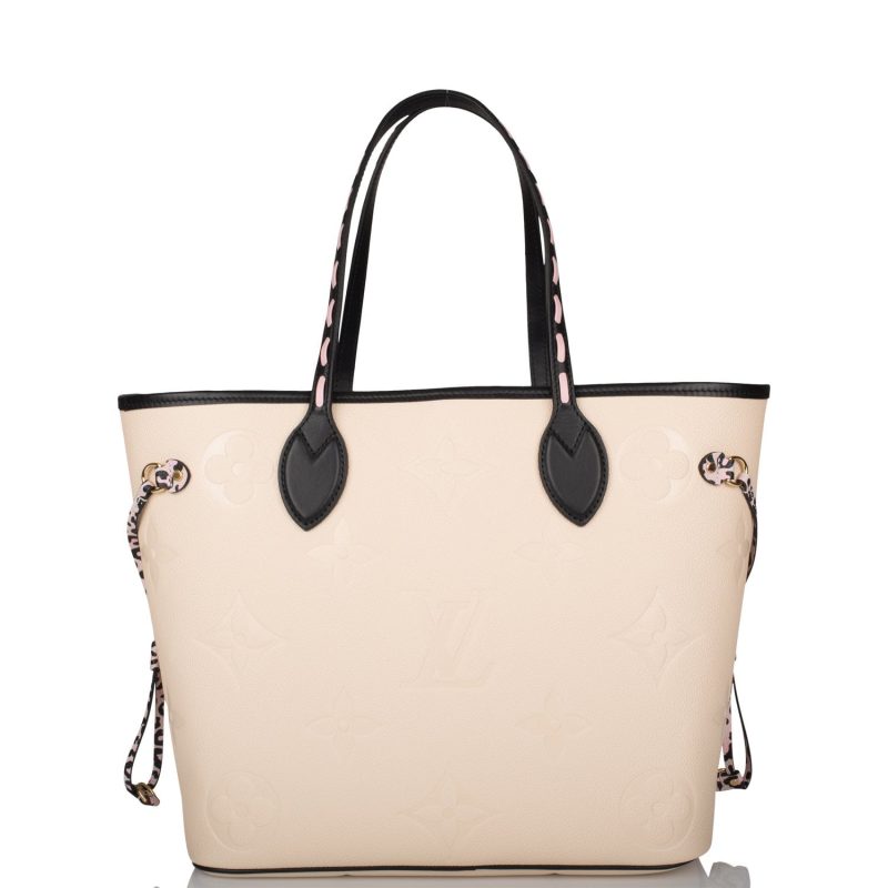 Louis Vuitton Cream Wild At Heart Giant Monogram Empreinte Neverfull MM - Image 4