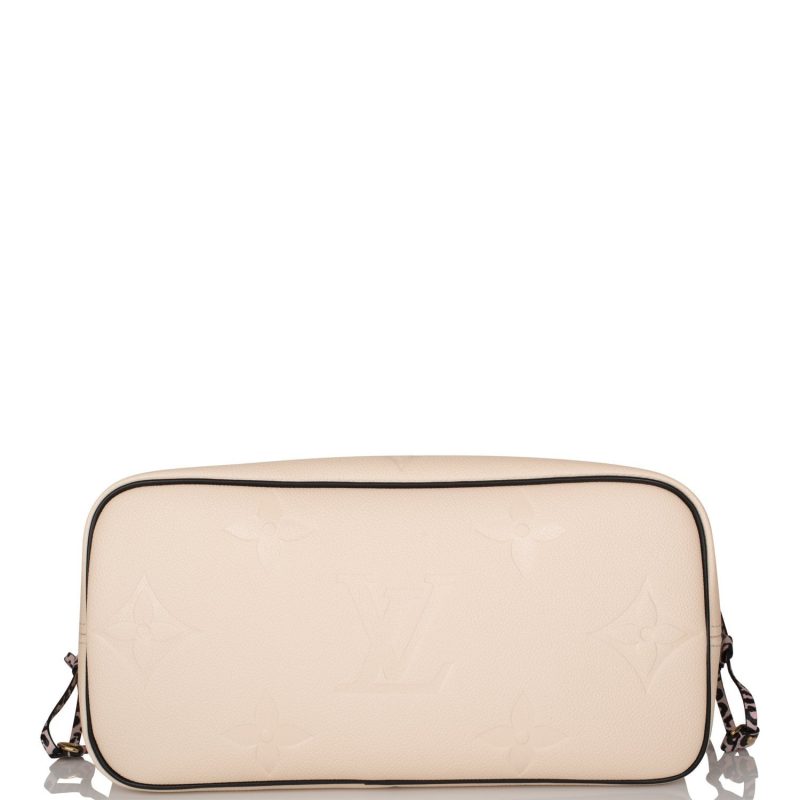Louis Vuitton Cream Wild At Heart Giant Monogram Empreinte Neverfull MM - Image 6