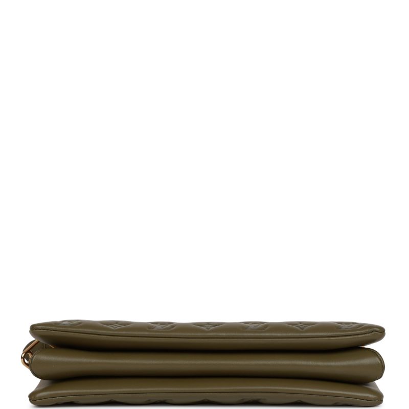 Louis Vuitton Coussin MM Khaki Green Lambskin Gold Hardware - Image 7