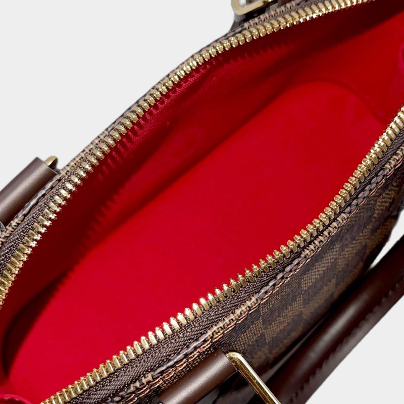 Louis Vuitton Damier Alma Hand Bag Brown N51131 - Image 8