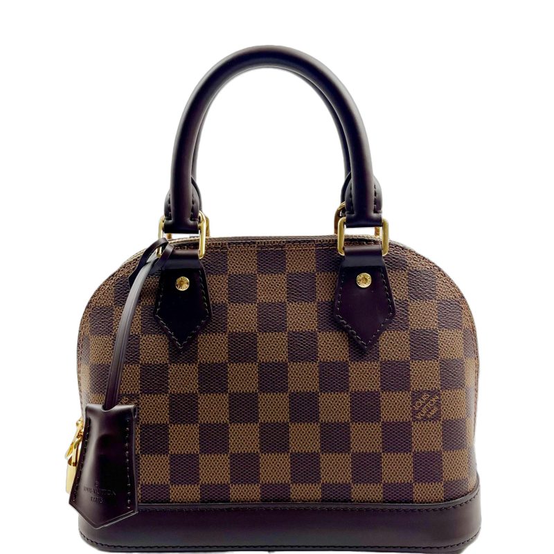 Louis Vuitton Damier Alma Hand Bag Brown N51131