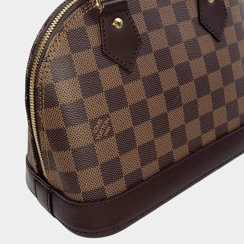 Louis Vuitton Damier Alma Hand Bag Brown N51131 - Image 5