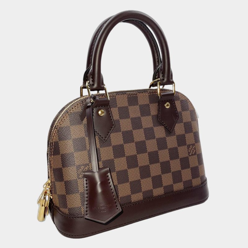Louis Vuitton Damier Alma Hand Bag Brown N51131 - Image 6