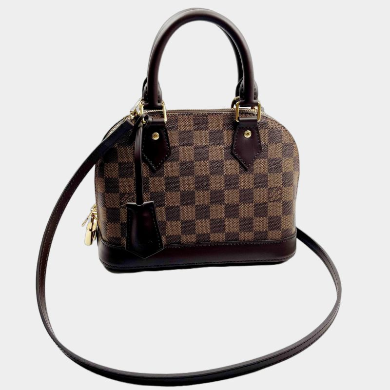 Louis Vuitton Damier Alma Hand Bag Brown N51131 - Image 3