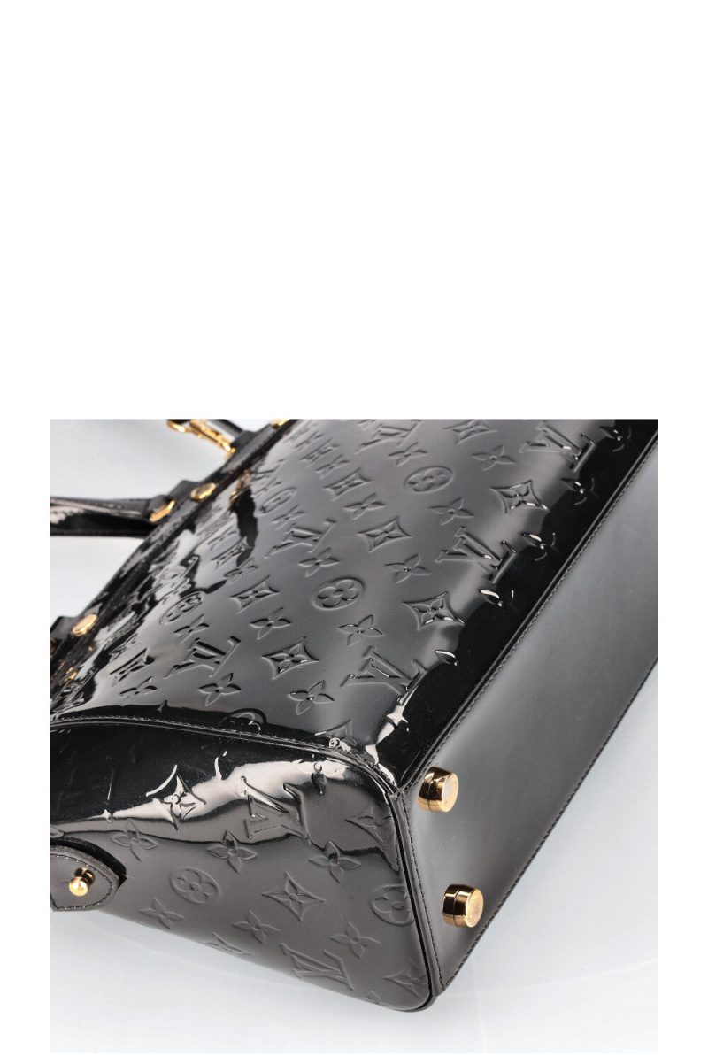 LOUIS VUITTON Brea Bag MM Vernis Black - Image 9