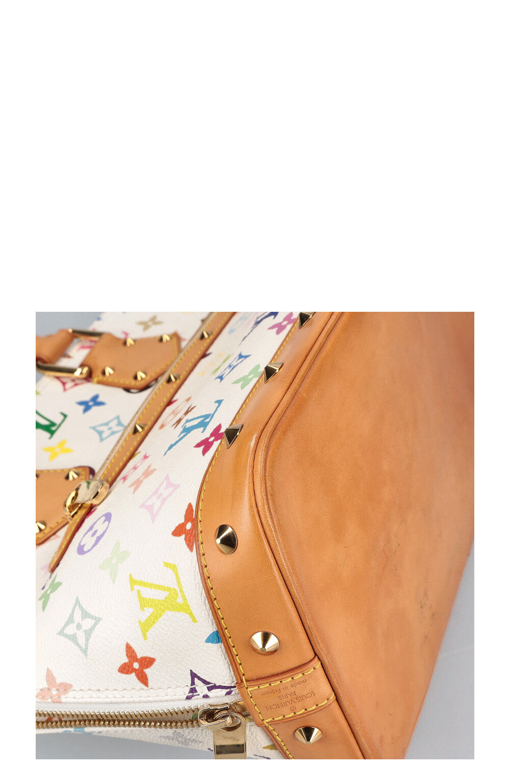 LOUIS VUITTON Alma Bag PM Vernis Rouge Fauviste - Image 9