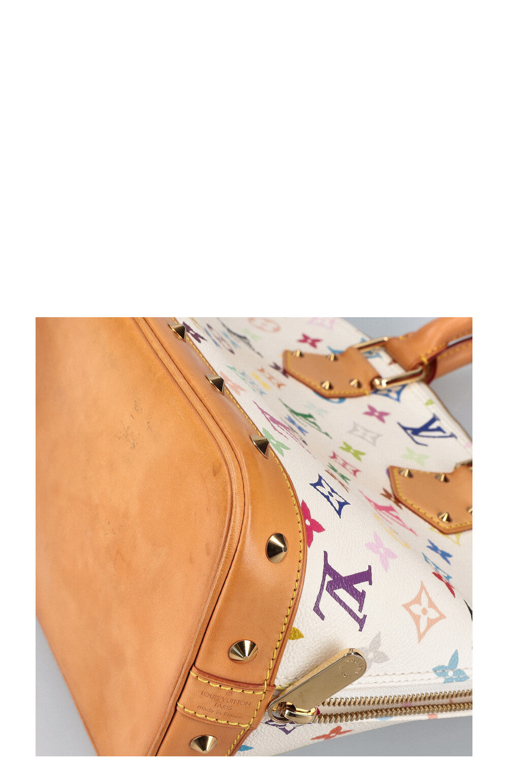 LOUIS VUITTON Alma Bag PM Vernis Rouge Fauviste - Image 11