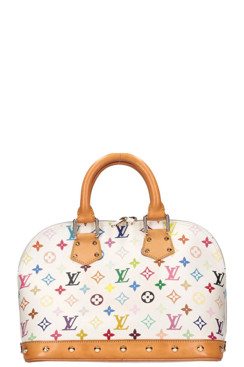 LOUIS VUITTON Alma Bag PM Vernis Rouge Fauviste