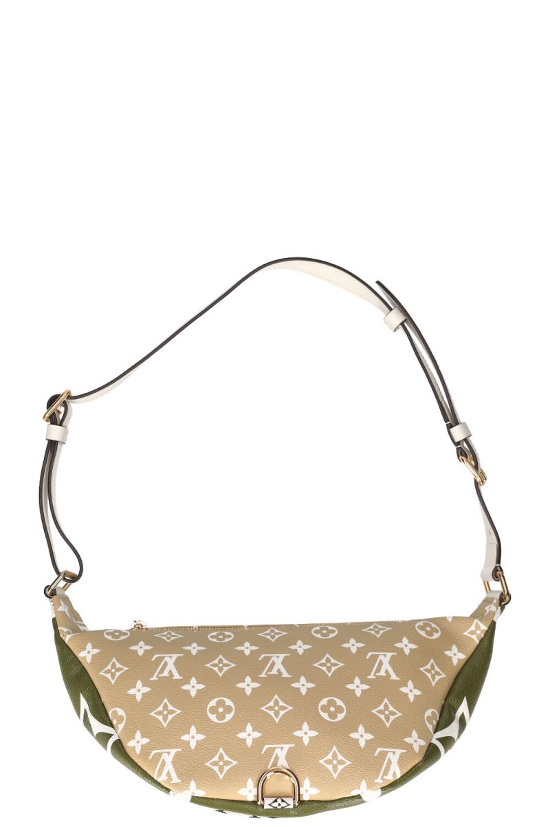 Louis Vuitton Bum Bag Monogram Empreinte Leather Cream Gold Chain Strap - Image 6
