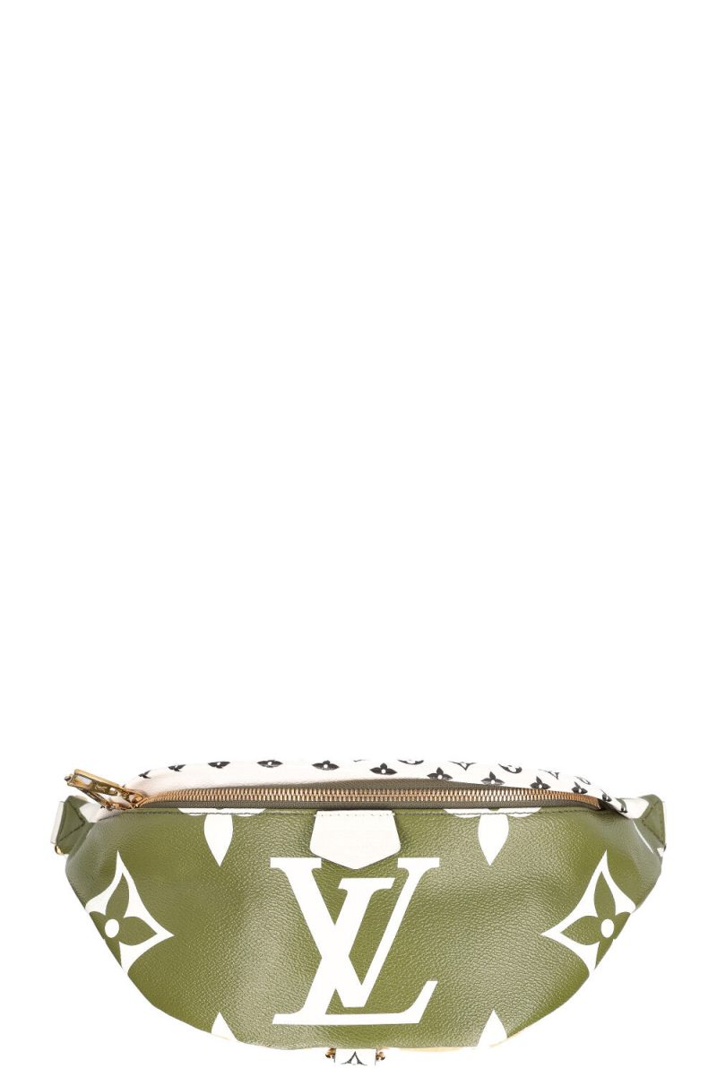 Louis Vuitton Bum Bag Monogram Empreinte Leather Cream Gold Chain Strap - Image 5