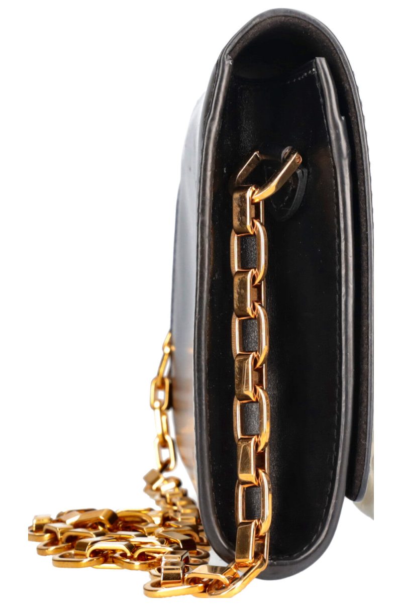 LOUIS VUITTON Chain Louise Bag GM Black - Image 4