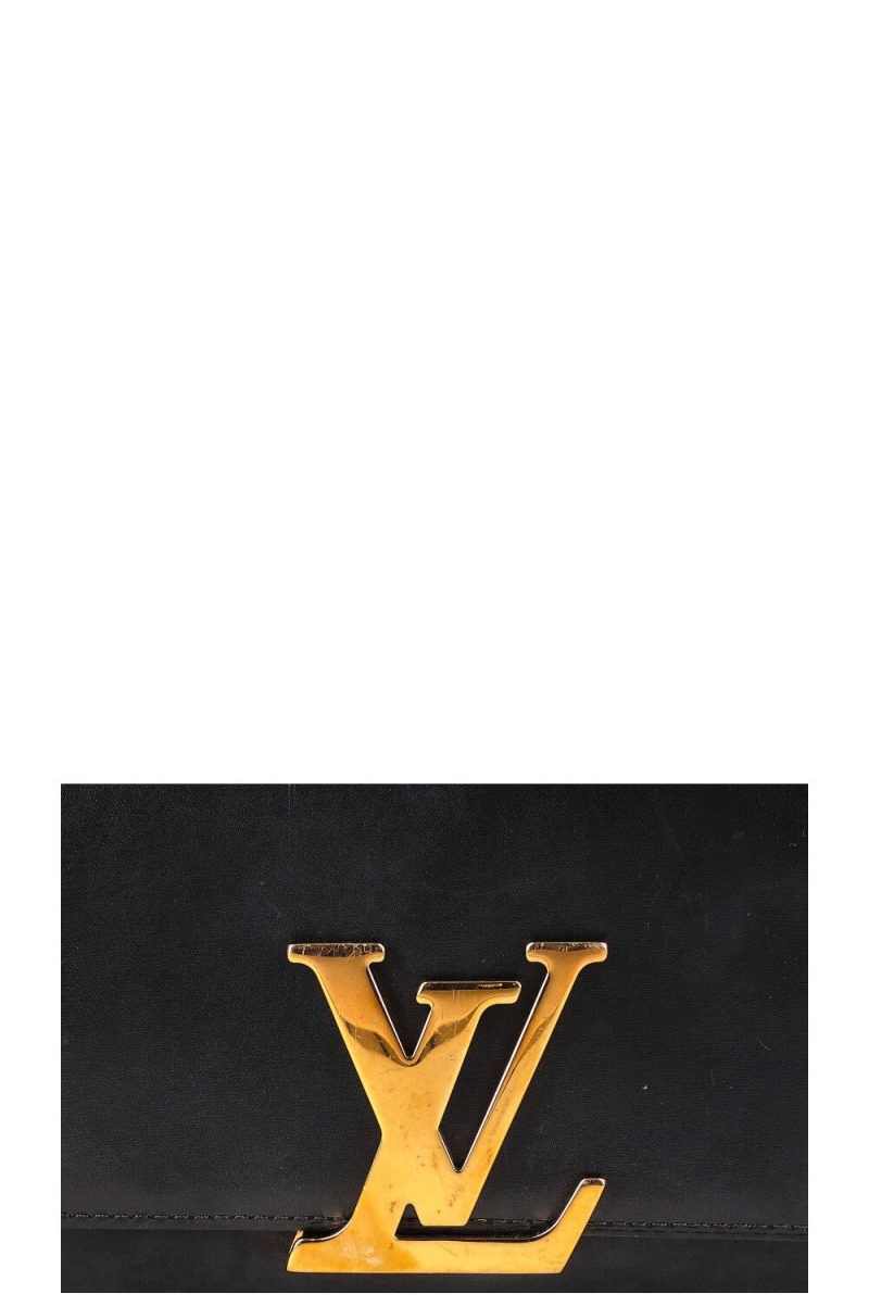 LOUIS VUITTON Chain Louise Bag GM Black - Image 10