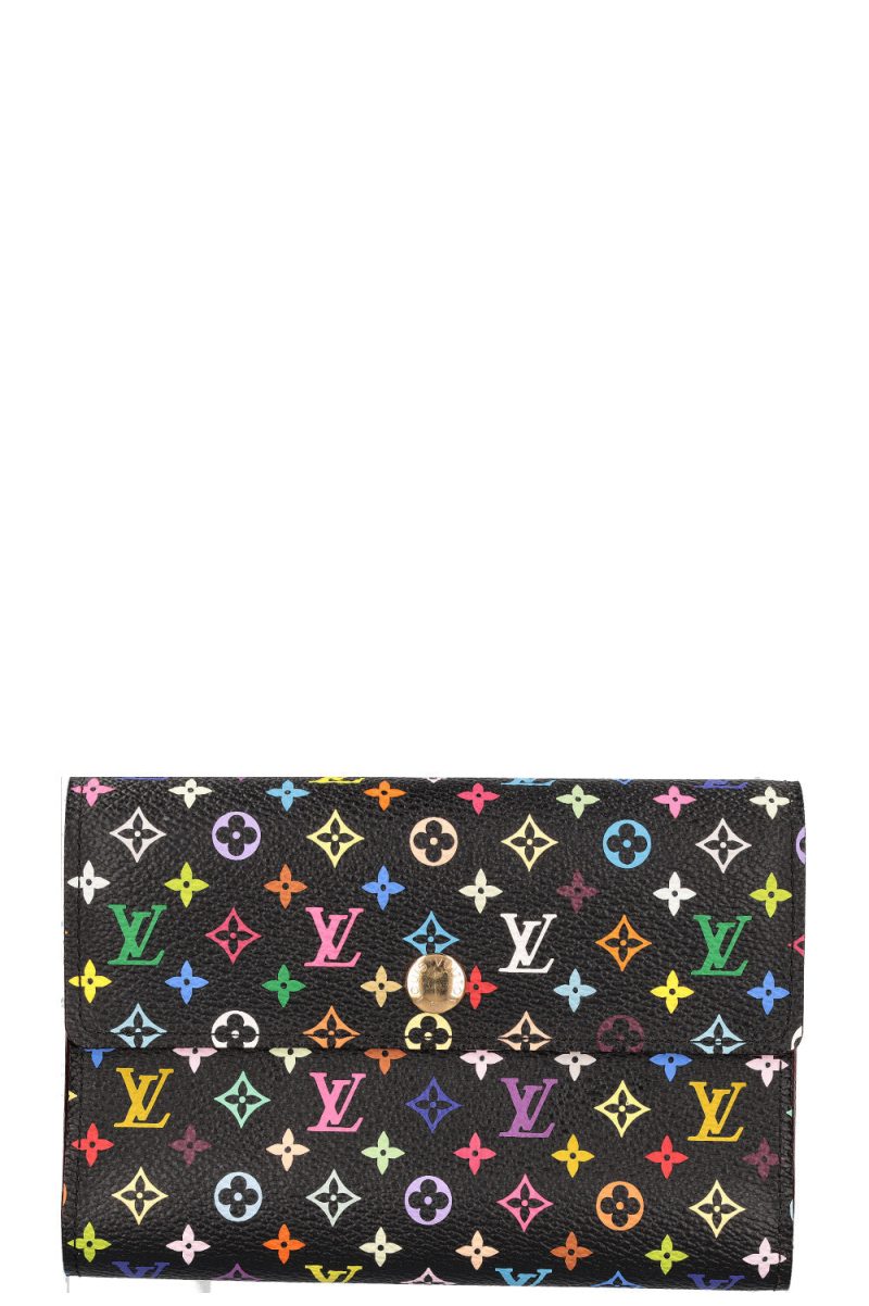 Louis Vuitton Alize 3 Poche Monogram Brown PVC Leather Boston Bag 2-Way