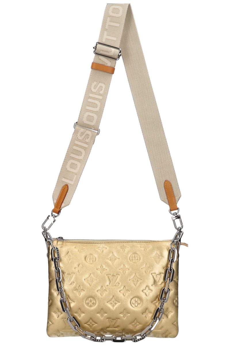 LOUIS VUITTON Coussin PM Metallic Blue w/2 Straps