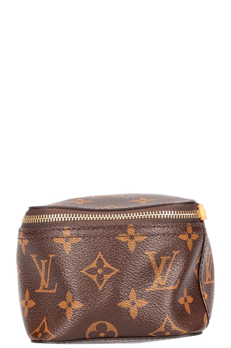 LOUIS VUITTON Cuff nanogram Size S GoldM00251 Monogram Metal - Image 6